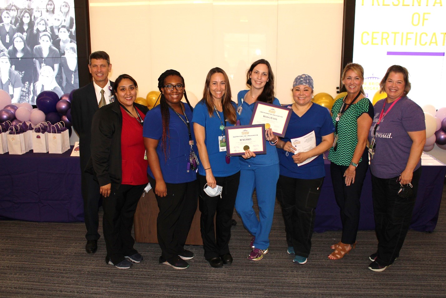 Smiling Parkland nurses  